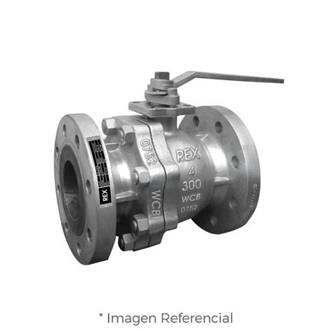 VÁLVULA ESFÉRICA O BOLA ACERO FUNDIDO ASTM A216 WCB 2 PIEZAS CLASE 300
