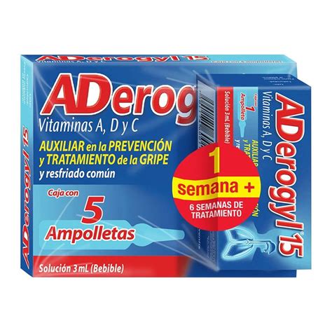 Aderogyl Caja Con Ampolletas Walmart