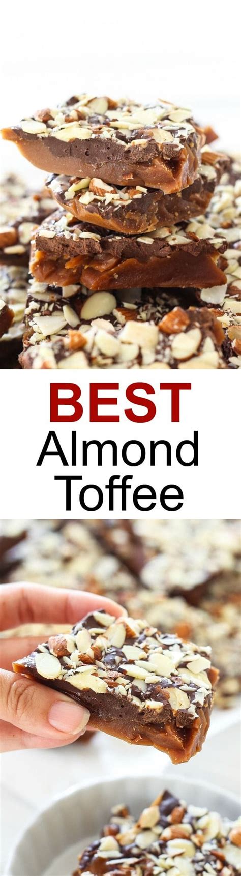 Almond Toffee (The Best Homemade Toffee Recipe!) - Rasa Malaysia