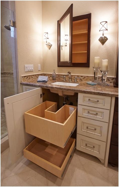 Clever Hidden Bathroom Storage Ideas