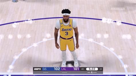 NBA 2K23 Gameday Mode Warriors Vs Lakers Ultra Realistic Gameplay