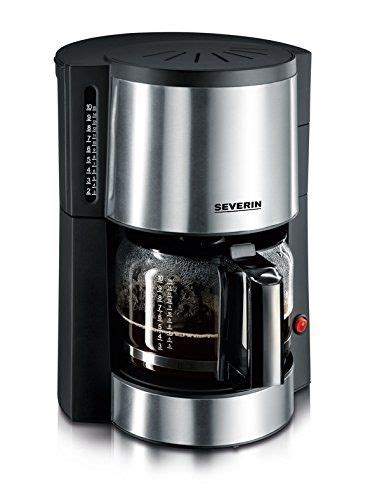 Amazon De Severin Ka Kaffeeautomat Edelstahl Geb Rstet Schwarz