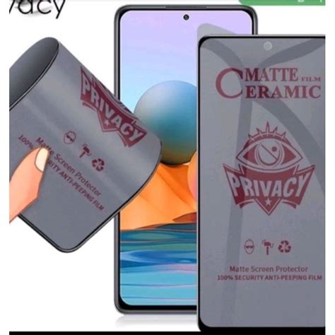 Jual Tg Tempered Glass Ceramic Spy Infinik Hot I Anti Gores Matte Privacy Anti Spy Bahan