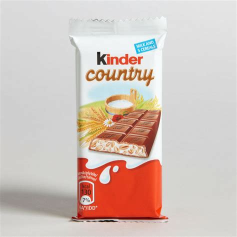 15 X Kinder Country Crunchy Chocolate Bars From Europe