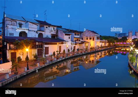 heritage buildings  melaka river  melaka malaysia stock photo alamy