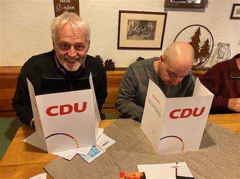 Kandidaten Nominierung für Kommunal und Kreistagswahl 2024 CDU