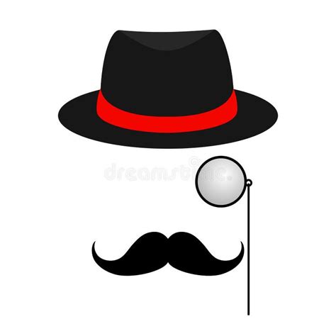 London Gentleman With Hat And Monocle Secret Agent Businessman Mafia