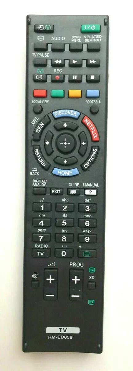 Sony Tv Remote Input Button