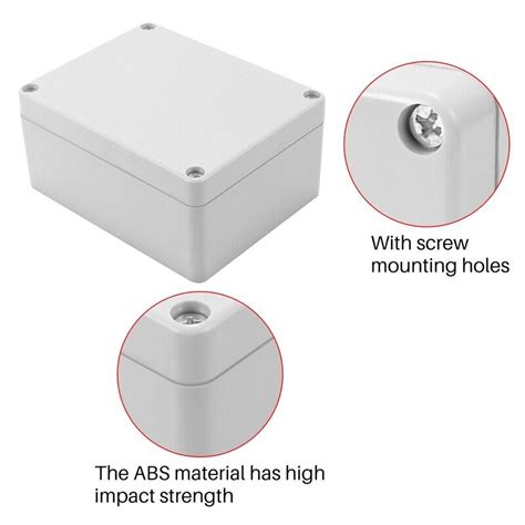 Plastic Electronic Enclosure Project Box X X Mm J G Ebay