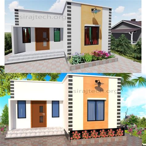 Tin roof house design - গ্রামে ছোট বাড়ির পরিকল্পনা - SIRAJ TECH