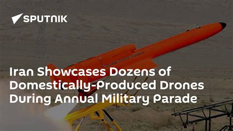 Iran Showcases Dozens Of Domestically Produced Drones During Annual