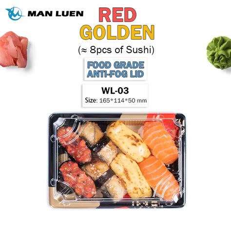 Best Selling Disposable Ps Plastic Blister Sushi Tray With Lid China