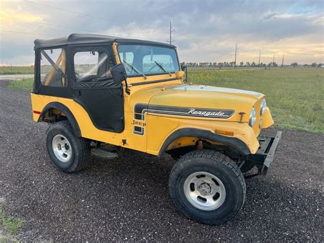 Jeep Cj V Renegade Amc Survivor For Sale