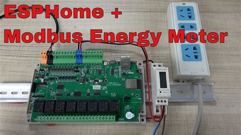 Energy Meter Add To Esphome By Rs485 Modbus For Home Assistant Youtube