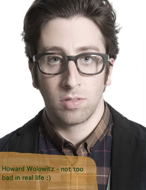 Howard Wolowitz Not Too Bad In Real Life Big Bang Theory Simon Helberg Big Bang Theory