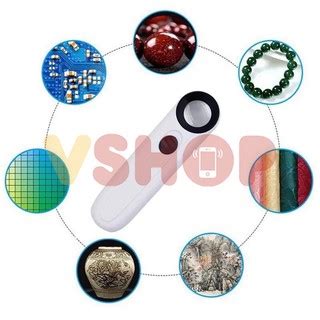 Jual X Hand Hold Magnifier Glass Kaca Pembesar Led Mg B B Shopee