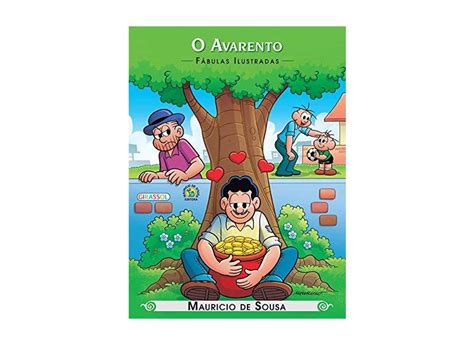 Turma da Mônica O Avarento Coleção Fábulas Ilustradas Mauricio De