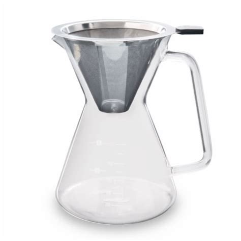 London Sip Glass Pour Over Carafe Reusable Filter Ct Kroger