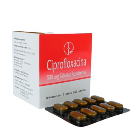 Ciprofloxacina Mg X Tabletas Farma Prime