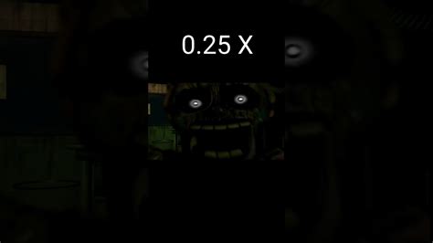 Fnaf 3 Phantom Bb Jumpscare 025x 2x Speed Youtube