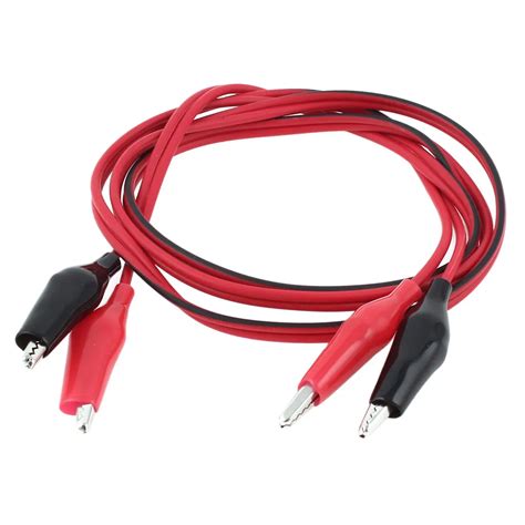 Uxcell Pcs Cm Dual Double Ended Test Leads Alligator