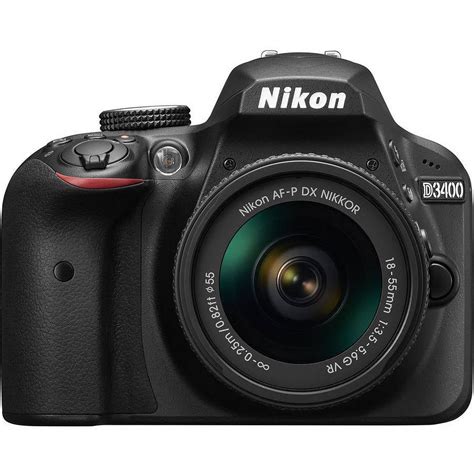 Nikon D3400 Digital SLR Camera with 24.2 Megapixels and 18-55mm Lens ...