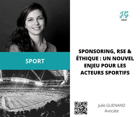 Sponsoring RSE éthique Un nouvel enjeu pour les acteurs sportifs