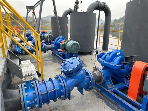 Single Stage Double Suction Centrifugal Pump Large Flow Pump Is Used