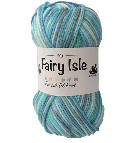 Fairy Isle Dk Is A Self Patterning Fair Isle Printed Yarn That Takes