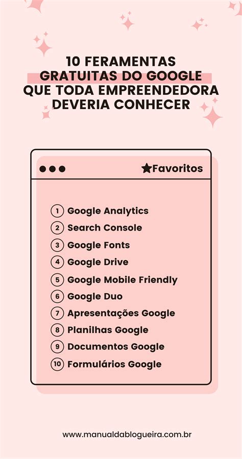 10 Ferramentas Gratuitas Do Google Que Toda Empreendedora Deveria