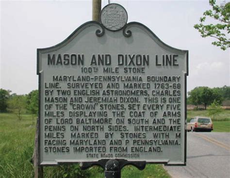 The Mason Dixon Line