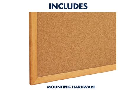 Quartet Classic Cork Bulletin Boards Oak Finish Frame Cork Boards