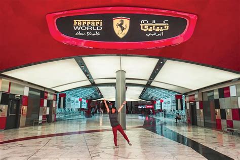 Ferrari World Entrance Ticket With Transfer From Dubai Abu Dhabi