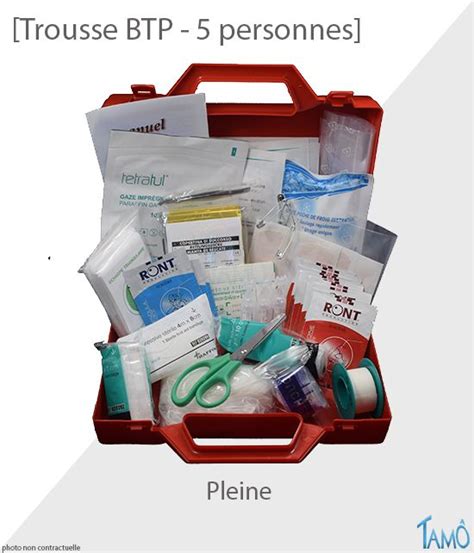 Trousse De Secours Btp Pleine Personnes