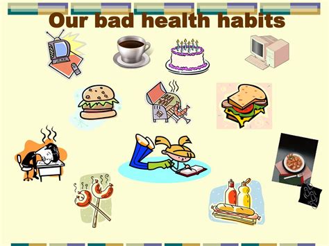 PPT - GOOD AND BAD HEALTH HABITS PowerPoint Presentation, free download - ID:5397433