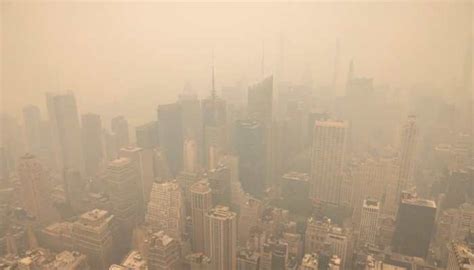 New Yorks Air Quality Deteriorates Due To Canada Wildfires Surpasses