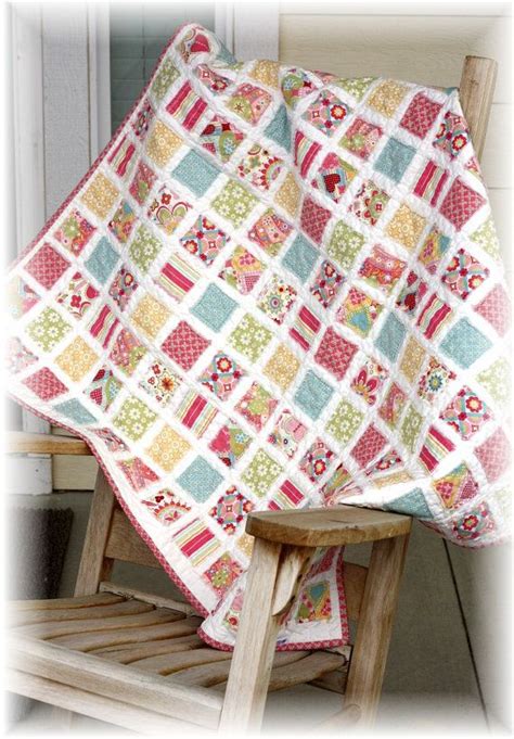 Vintage Baby Quilt Pattern By Inches