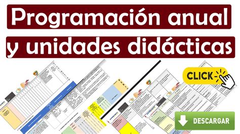 Modelo De Programaci N Anual Y Unidades Docente