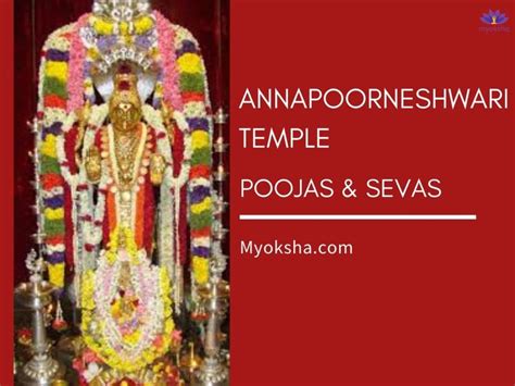 Horanadu Annapoorneshwari Temple Darshan Timings, Poojas & Sevas