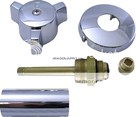 Real Deal Supply Indiana Brass 3 Handle Shower Valve Renovation Kit Long Div Stem 405213