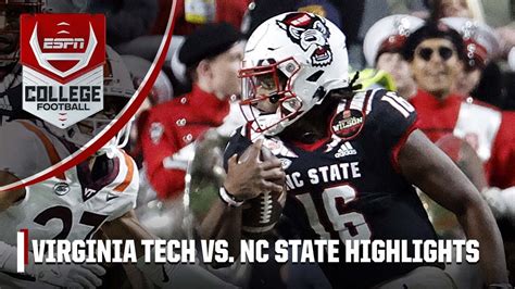 Virginia Tech Hokies Vs NC State Wolfpack Full Game Highlights YouTube