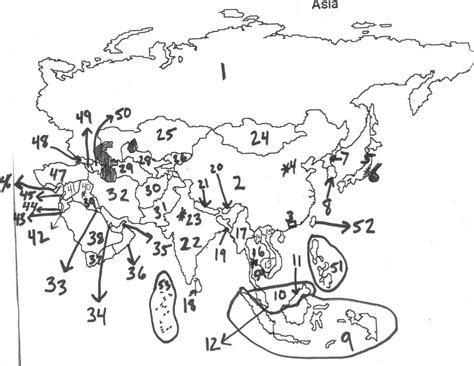 Elgritosagrado11 25 Unique Asia Political Map Quiz Images