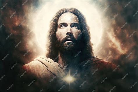 Premium Photo Portrait Of Jesus Christ After Resurrection Powerful