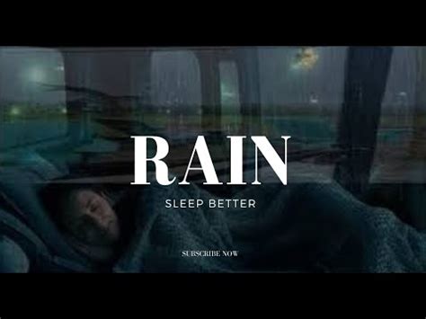 Rain Sounds For Sleeping Heavy Rain Thunder Sounds ASMR Rain