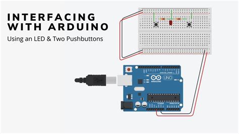 Circuit Design Two Push Buttons LED An Arduino Tinkercad YouTube