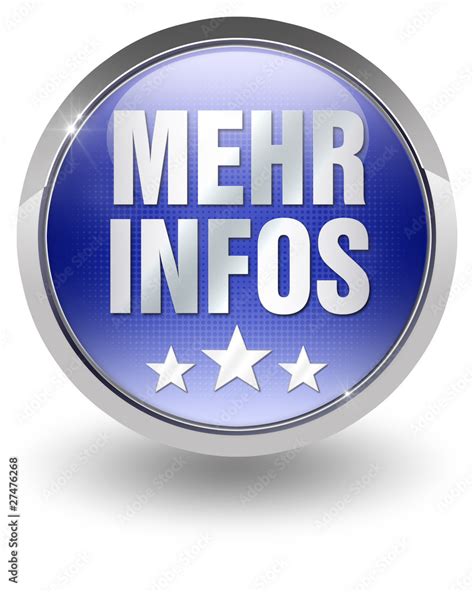 Button Rund Mehr Infos Stock Illustration Adobe Stock