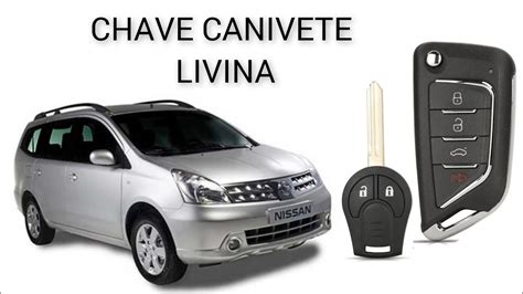 CHAVE CANIVETE NISSAN LIVINA 2013 CHAVEIRO ATUAL DIADEMA YouTube