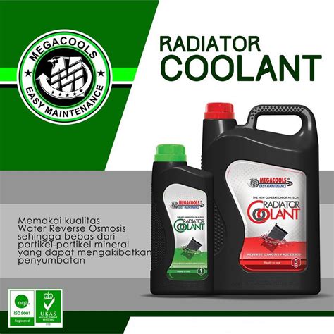 Jual Air Radiator Megacool Megacools Coolant 5L Merah Hijau