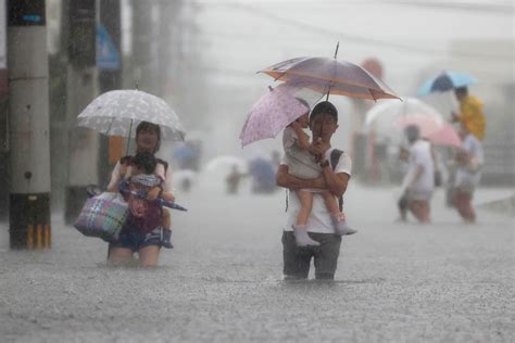 Heavy Rain Causes Floods Mudslides In Southwestern Japan Kyushu Japan