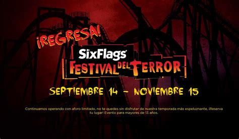 Six Flags Anunció Las Fechas Del Festival Del Terror 2021